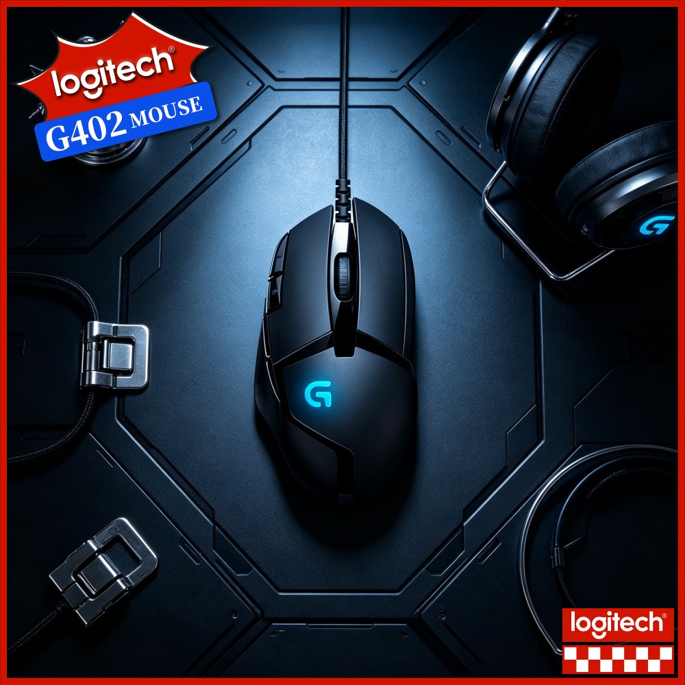 Esports Gaming Training - Logitech G402 Gaming Mouse 32‑Bit ARM
