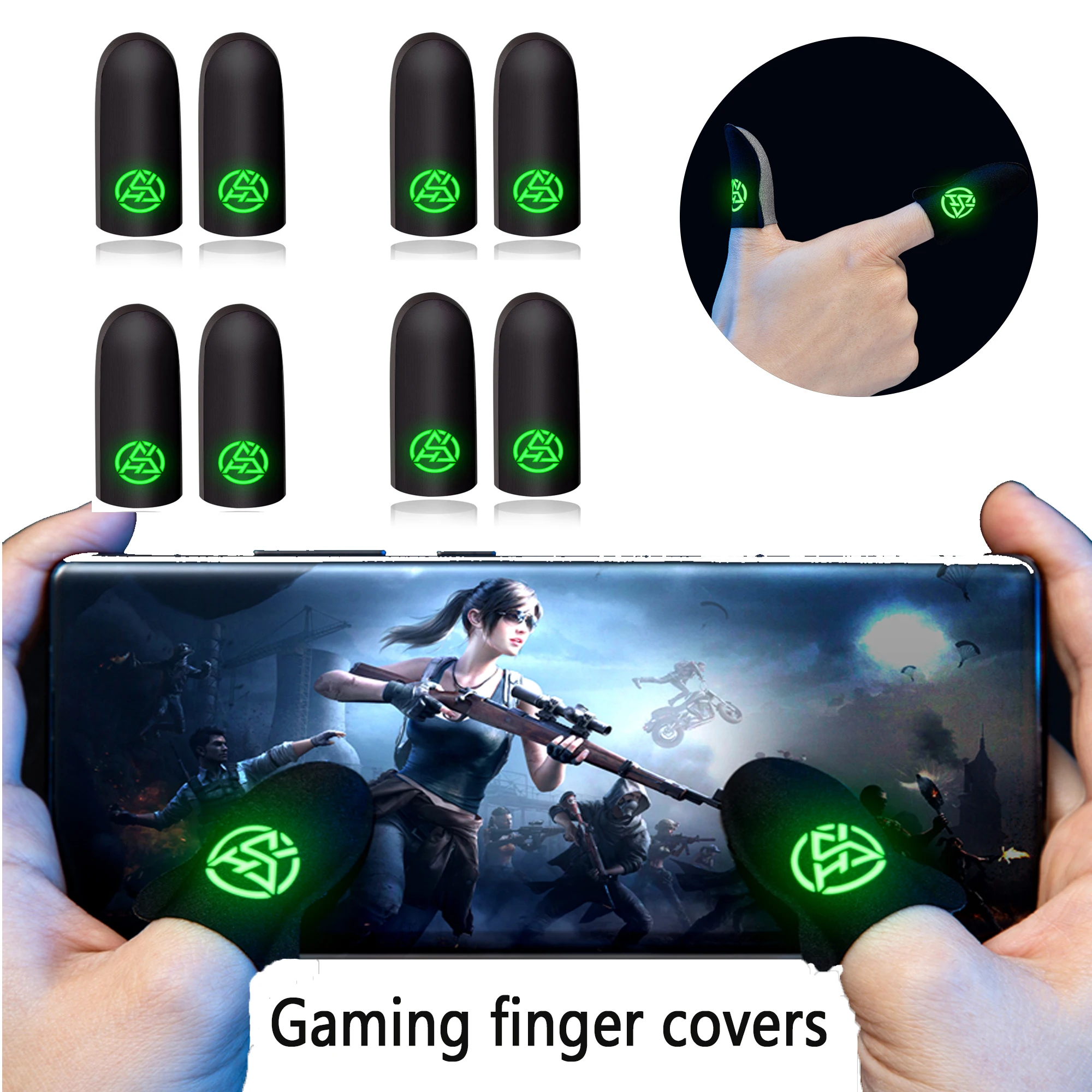 6Pcs Mobile Game Fingertip Glo - огляд і ціна Esports Gaming Gloves
