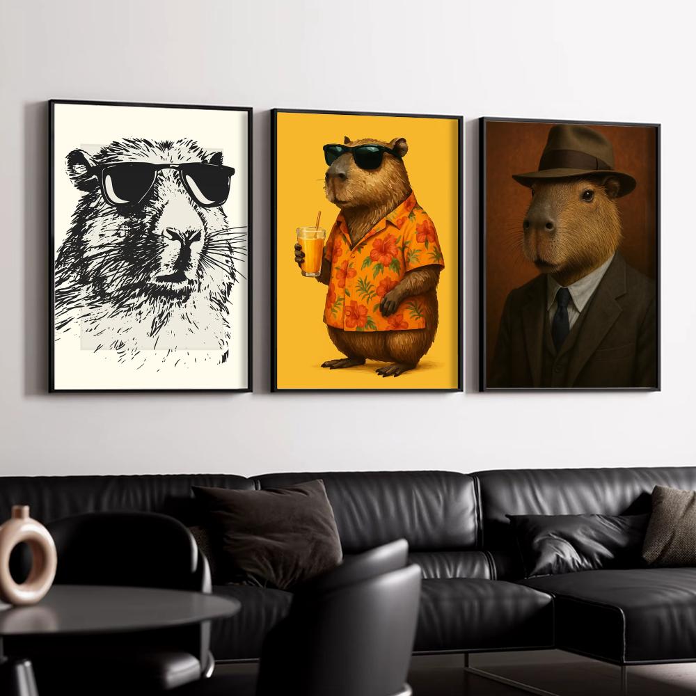 Sunglasses Capybara Print Wall - огляд і ціна Esports Gaming Wallpaper