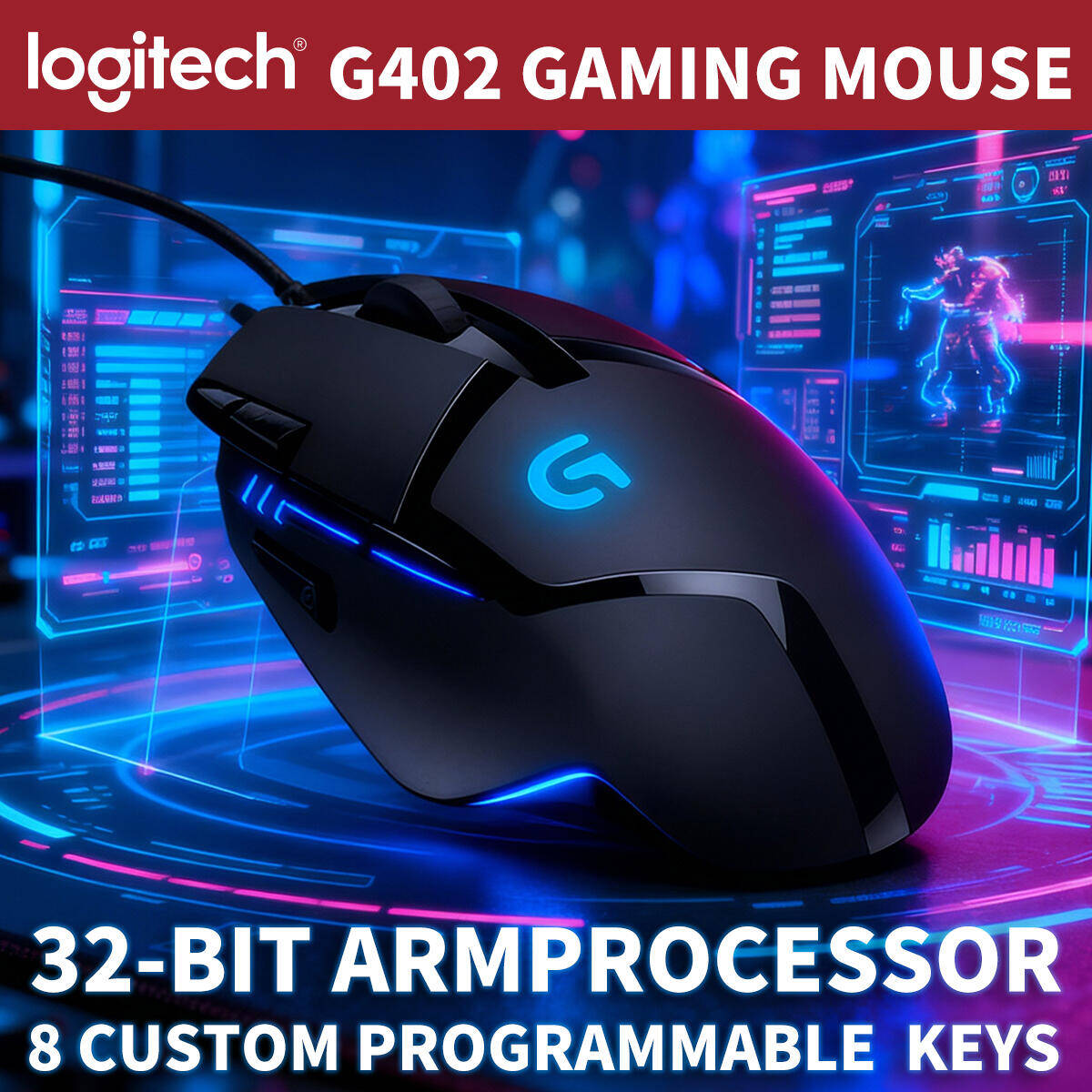 Logitech G402 Hyperion Fury Ga - огляд і ціна Esports Gaming Training