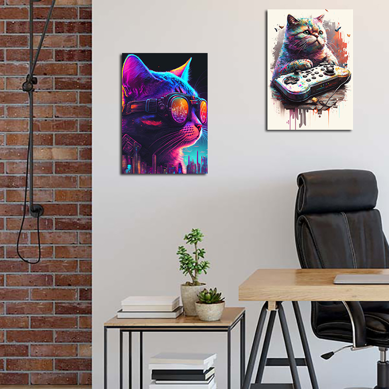 80s Colorful Punk Neon Gamer C - огляд і ціна Esports Gaming Wallpaper
