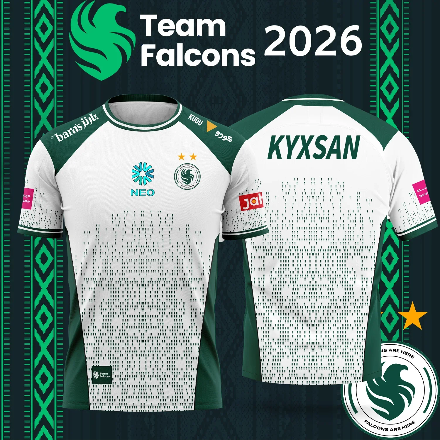 2026 New TEAM  Falcons   Espor - огляд і ціна Esports Gaming Jersey